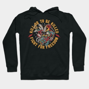 eagle and dragon traditional tattoo Hoodie